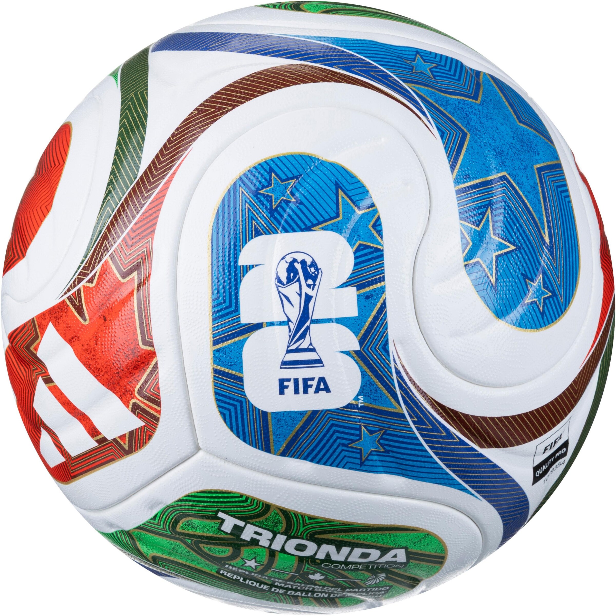 ADIDAS PERFORMANCE Ball in Blue / Green / Red / White, Item view