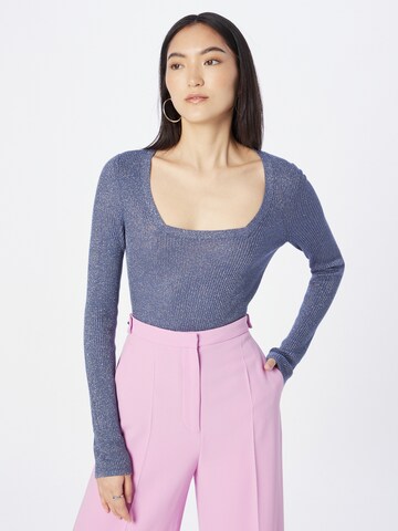 HUGO Sweater 'Sunessy' in Blue: front