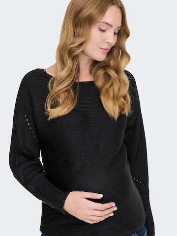 Only Maternity Sweater 'OLMNICOYA' in Black
