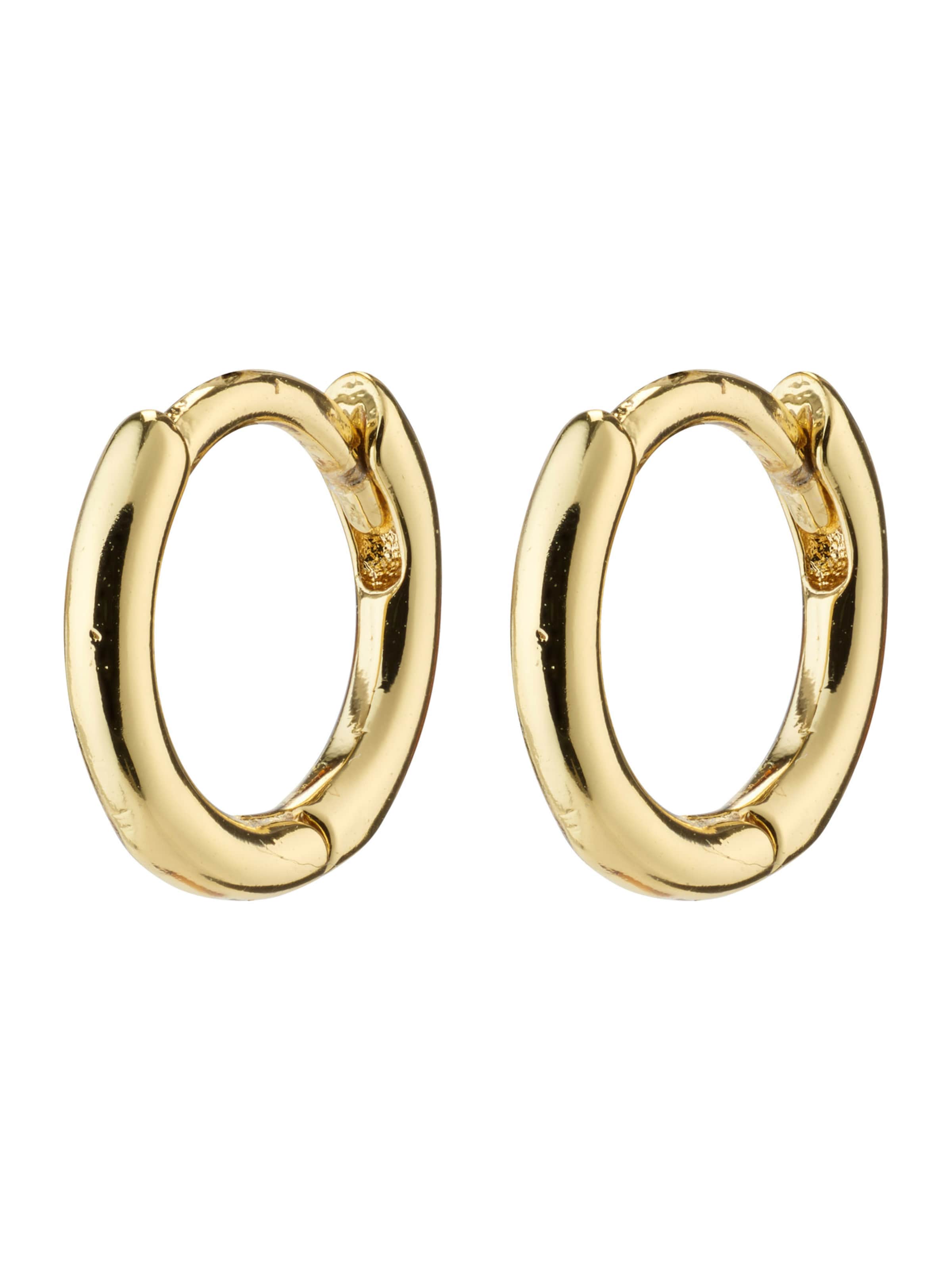 Pilgrim Náušnice 'ANNA' - Zlatá: predná strana