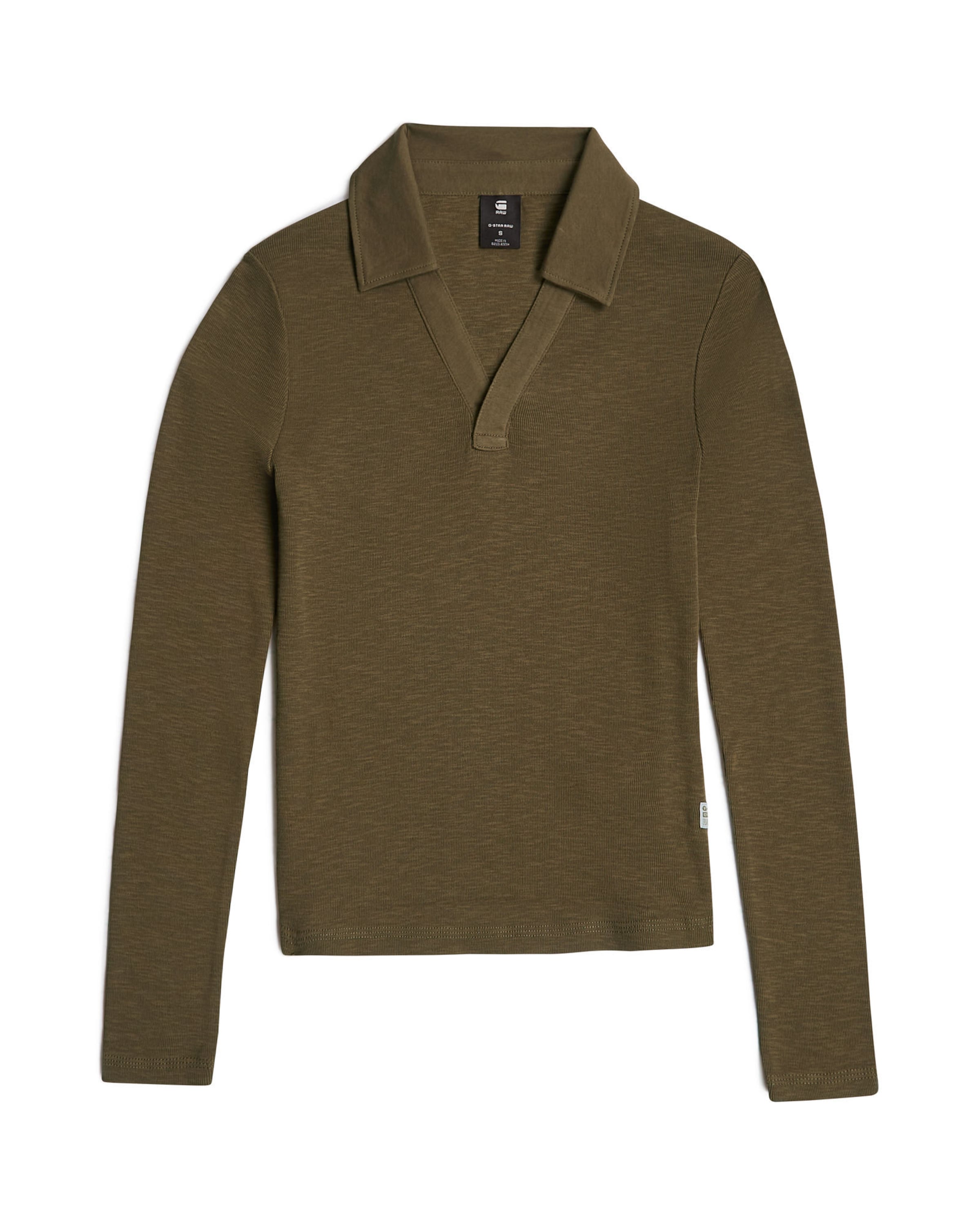 G-STAR Shirt 'Polo' in Green: front