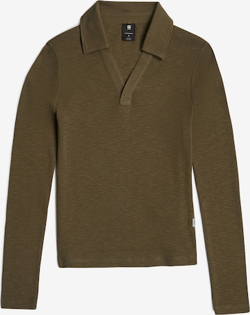 G-STAR Shirt 'Polo' in Green: front