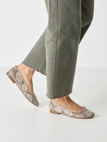 Ballerina di Tamaris in beige: frontale
