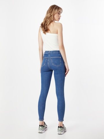 TOPSHOP Skinny Fit Дънки 'Joni' в синьо