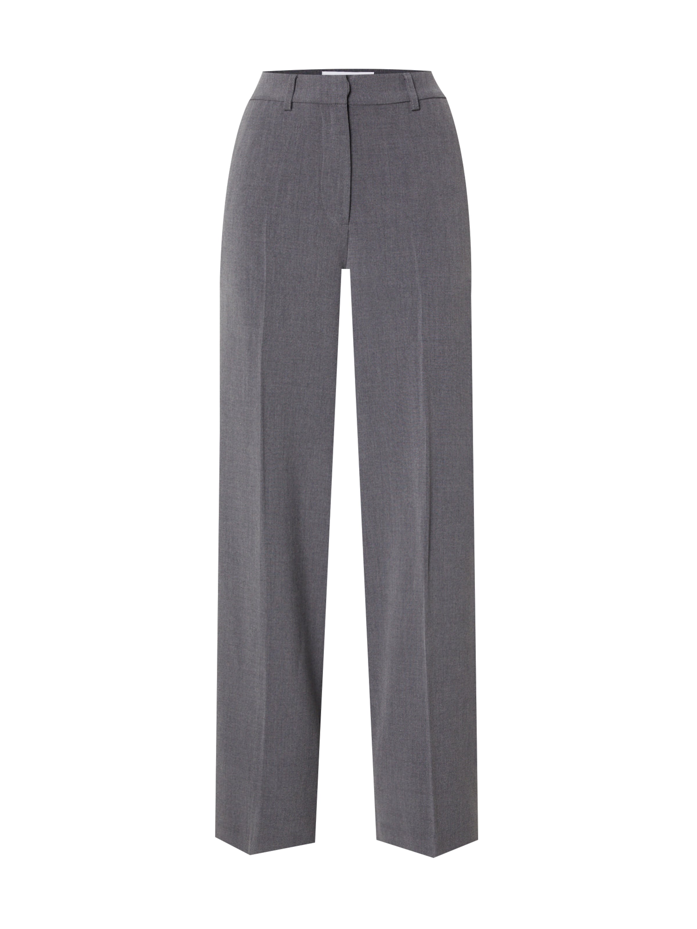 ABOUT YOU Обычный Штаны 'Poppy' в Серый: спереди