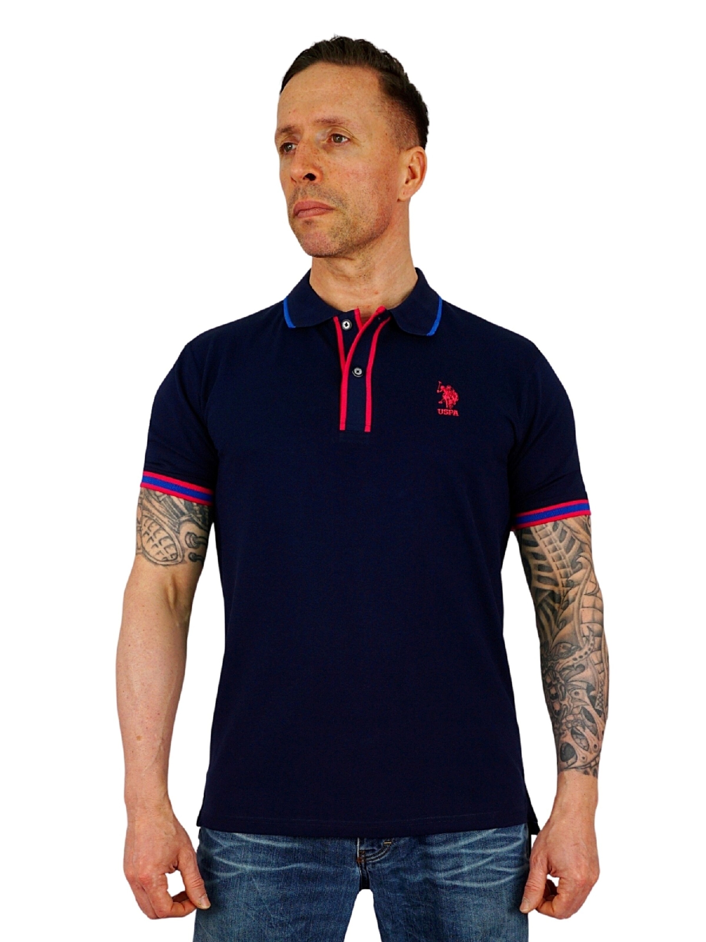U.S. POLO ASSN. Shirt in Blue: front