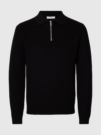 SELECTED Pullover in schwarz, Produktansicht
