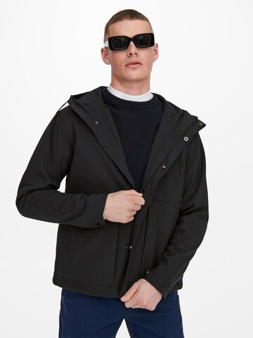 Only & Sons Between-Season Jacket 'Aslan' in Blue