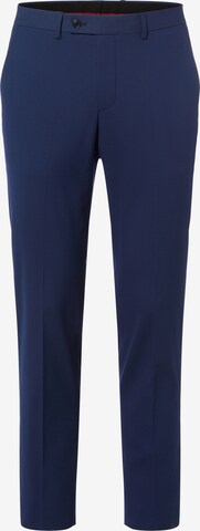 Pantalon à plis Finshley & Harding London en bleu : devant