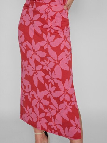 VILA Skirt 'KAMI' in Red