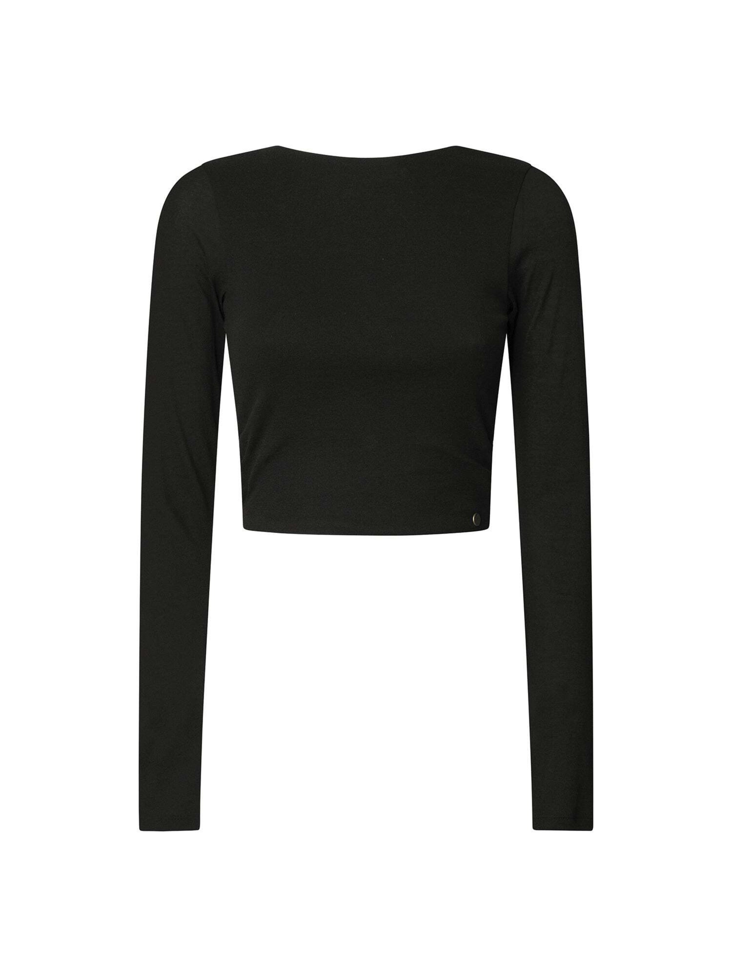 T-shirt Pepe Jeans en noir : devant