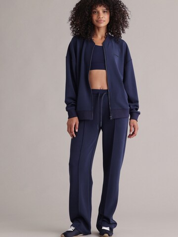 Hey Honey Wide Leg Sporthose 'Lux'‌‌‌‌‌‌‌ in Blau