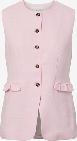Gilet YAS en rose : devant