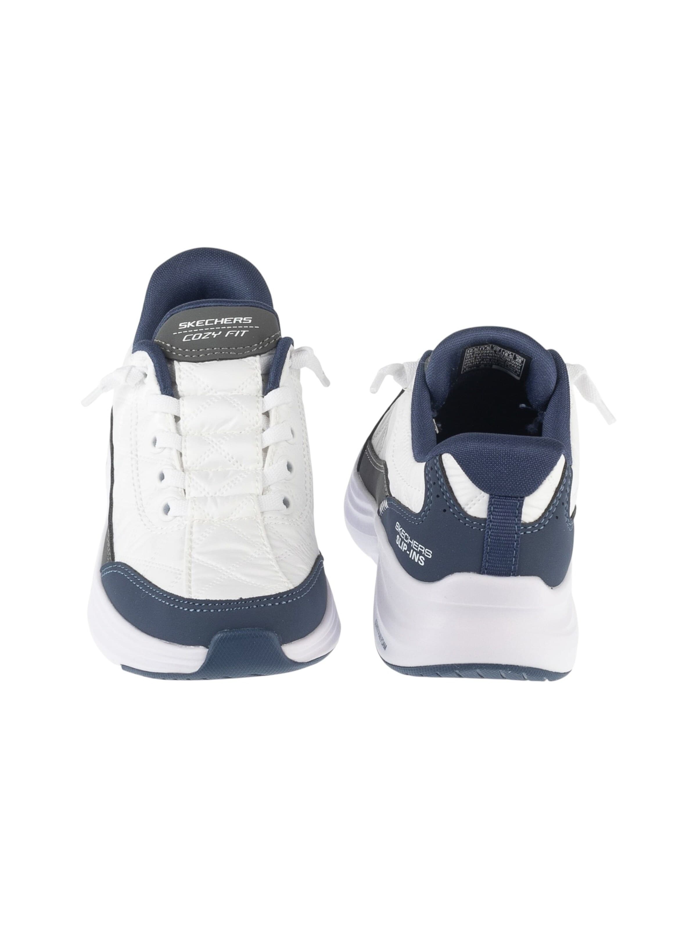Baskets 'Skechers Slip-ins Contour Foam - Cozy Fit' SKECHERS en blanc