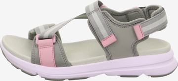 Legero Strap Sandals in Grey: front