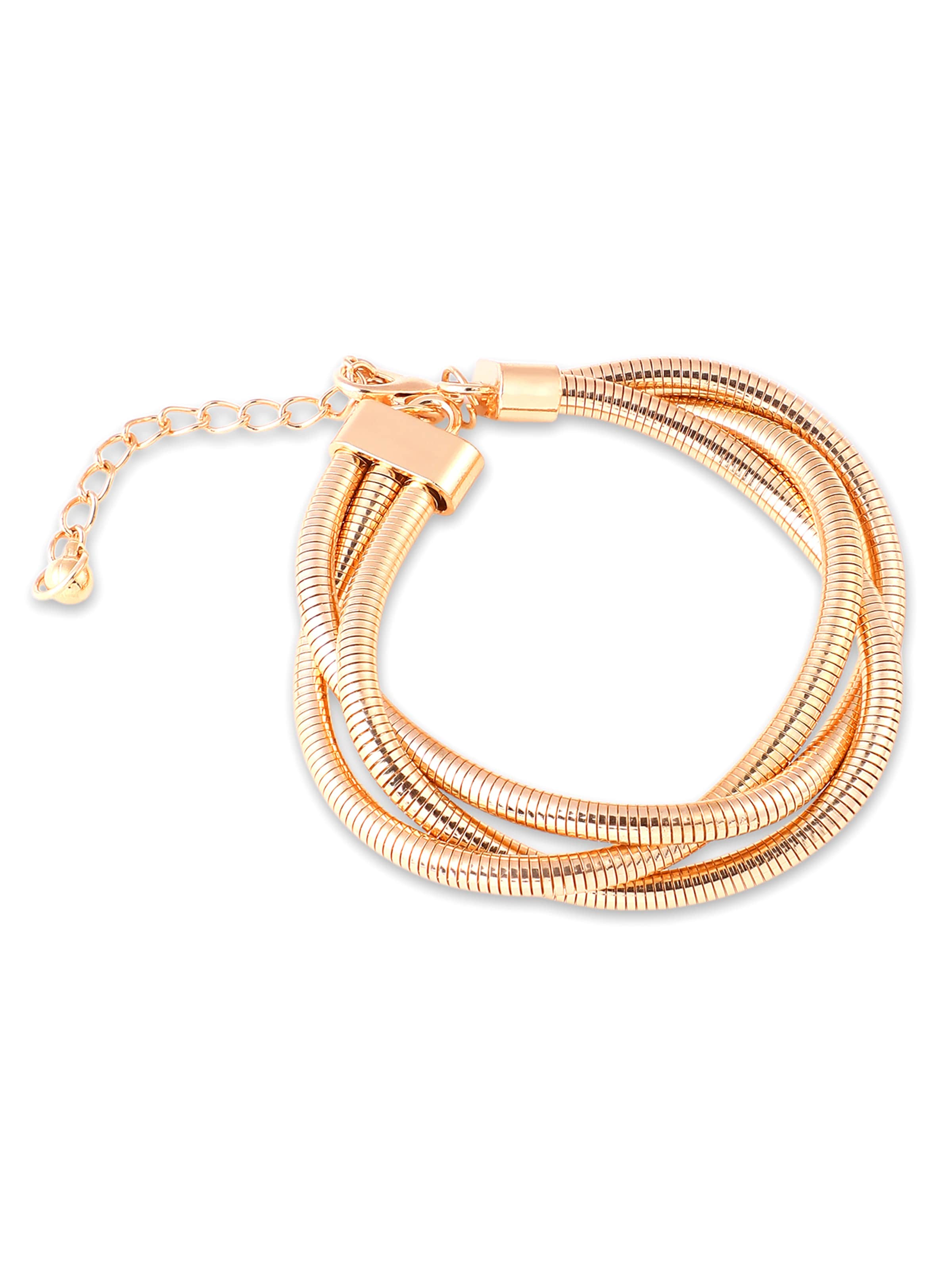 SOHI Zestaw biżuterii 'Tiffiny' w kolorze złoty