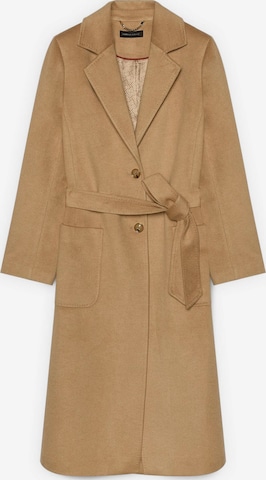 Fiorella Rubino - Abrigo de invierno en beige: frente