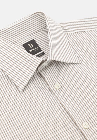 Coupe regular Chemise Boggi Milano en marron