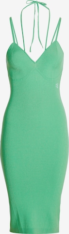 Calvin Klein Jeans Knitted dress in Green: front