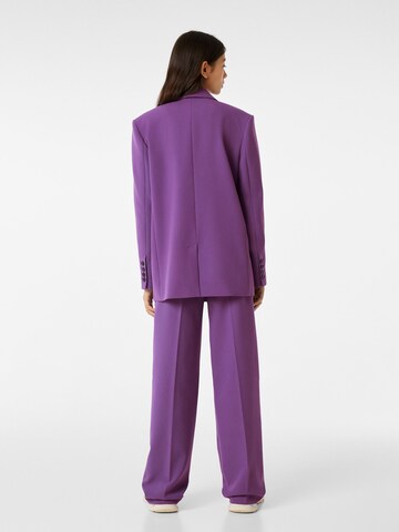 Bershka Blazer in Purple