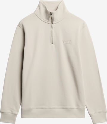 Sweat-shirt 'Essential' Superdry en beige : devant