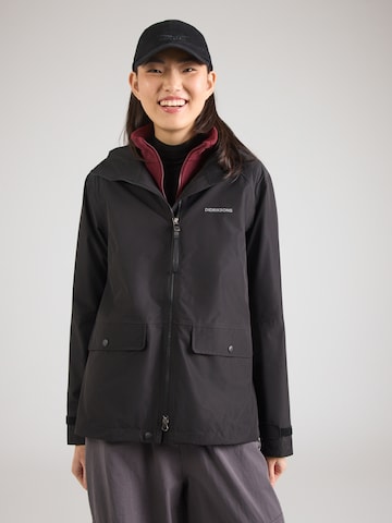 Didriksons Zunanja jakna 'TONE' | črna barva: sprednja stran