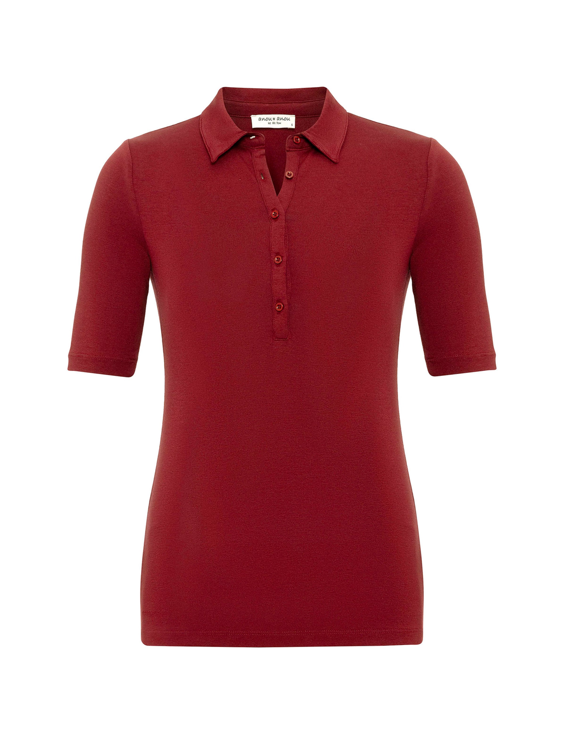 Anou Anou Shirt in Rot: Vorderseite