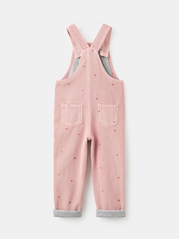 MANGO KIDSregular Hlače s tregerima 'Emillef' - roza boja