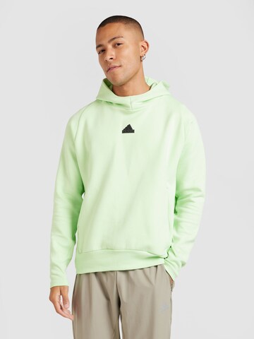 ADIDAS SPORTSWEAR Sportsweatshirt 'New Z.N.E. Premium' in Grün: Vorderseite