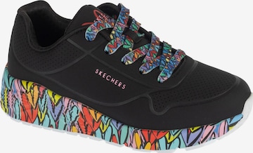 SKECHERS Trainers 'Skechers Uno Lite - Subtle Love' in Black: front