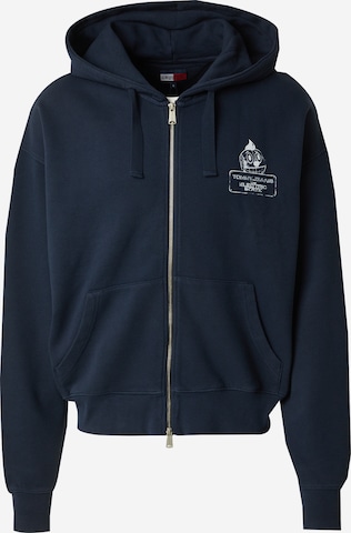 Giacca di felpa di Tommy Jeans in blu: frontale
