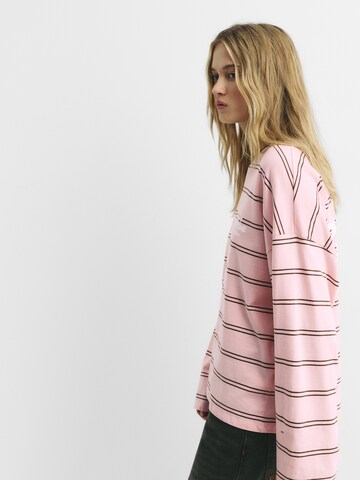 Pull&Bear Tričko - Ružová