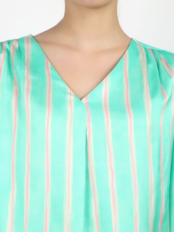 VICCI Germany Elegante Bluse gestreift in Grün