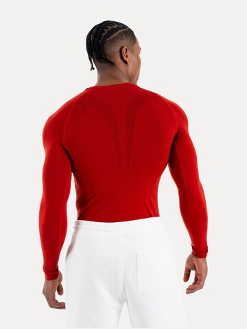 Smilodox Compression Longsleeve Carnos in Rot