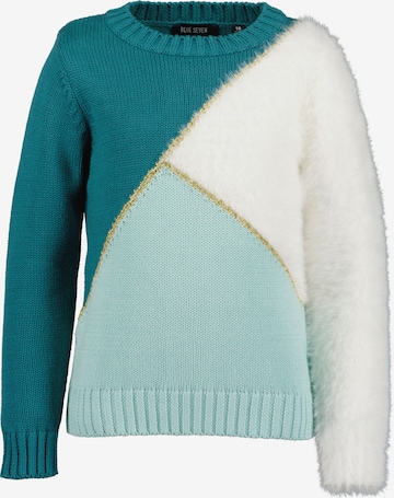 BLUE SEVEN Neulepaita värissä vihreä: etupuoli