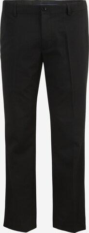 Regular Pantalon à plis 'Franco' Jack & Jones Plus en noir : devant