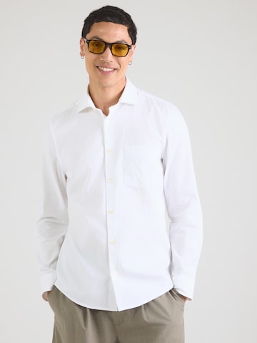 Marc O'Polo Средняя посадка Рубашка в Белый: спереди