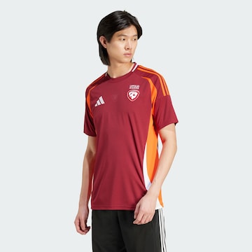 Maillot 'Lettland 24' ADIDAS PERFORMANCE en rouge : devant