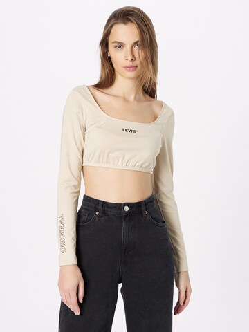 T-shirt 'Graphic Ballet' LEVI'S ® en beige : devant