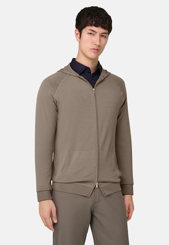 Veste mi-saison Boggi Milano en gris : devant