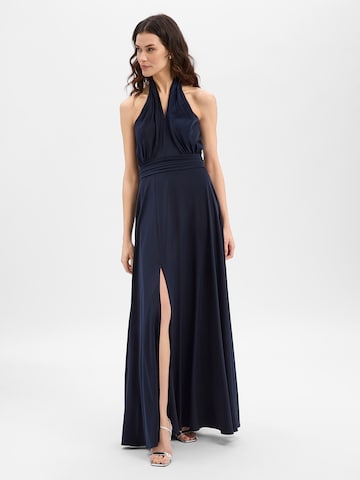 Laona Avondjurk in Blauw: voorkant