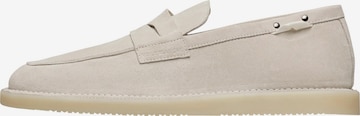 Voile blanche Moccasin 'BULL 03' in Grey: front