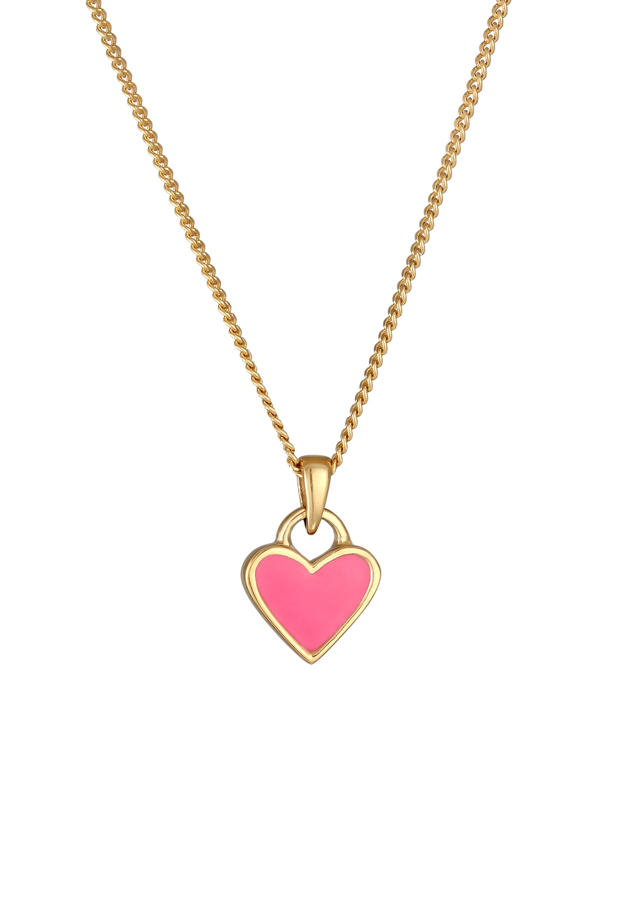 ELLI Sieraden 'Herz' in Roze