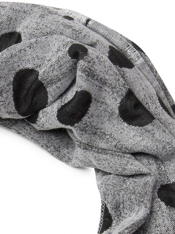 styleBREAKER Schlauchschal 'Loop Schal mit Sterne und Punkte Muster'‌‌‌‌‌‌‌‌‌ in Grau