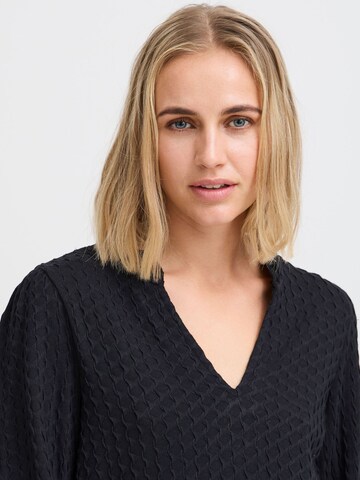 PULZ Jeans Bluse 'Ebba' in Schwarz