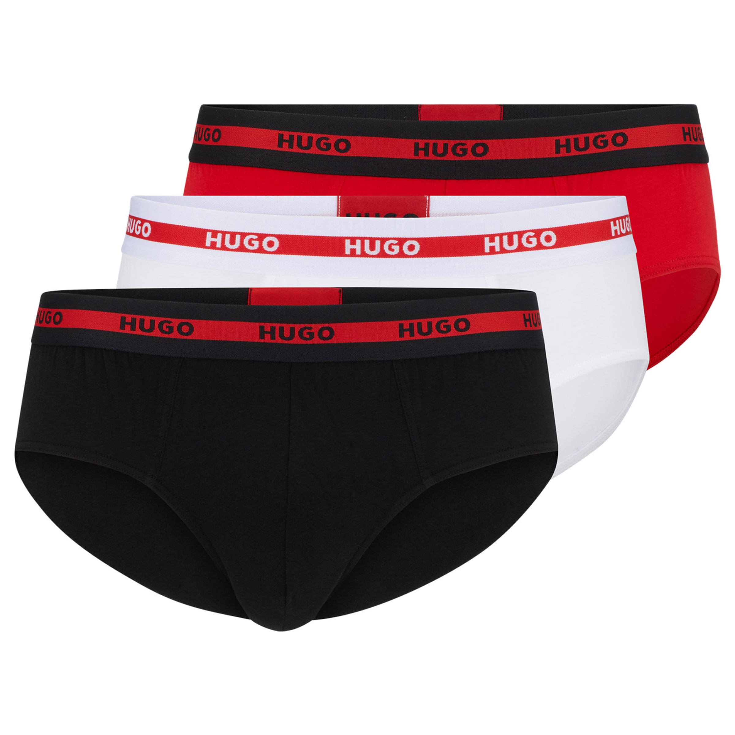 HUGO Slip in Rood: voorkant