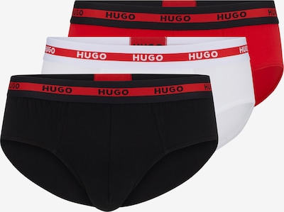 HUGO Cueca em vermelho fogo / preto / branco, Vista do produto