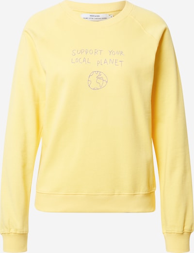 DEDICATED. Суичър 'Local Planet' в жълто / сиво, Преглед на продукта