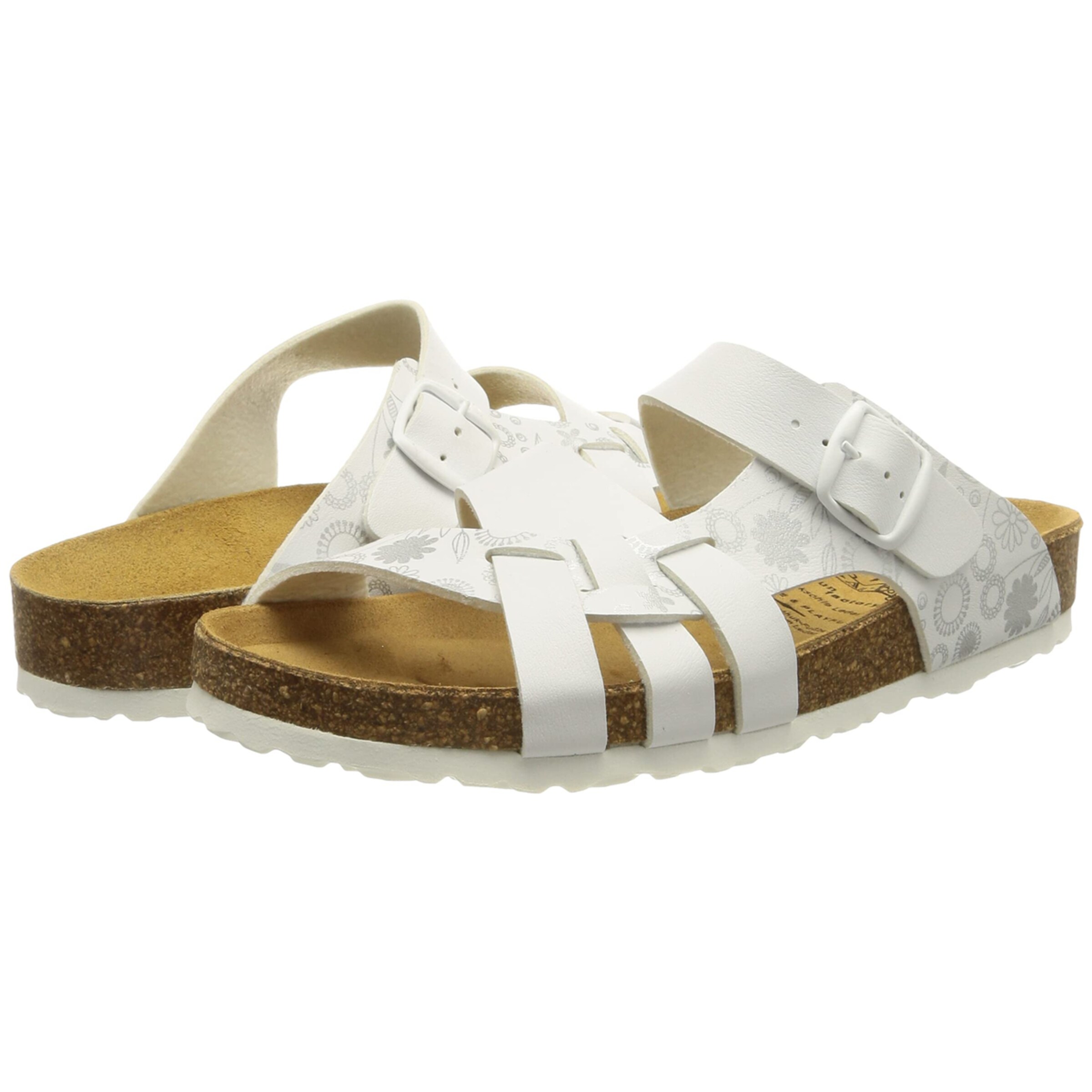 LICO Pantolette 'Flora' in Weiß