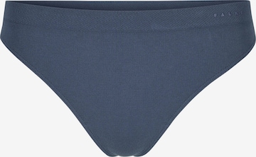FALKE String 'Seamless' in Blau: Vorderseite